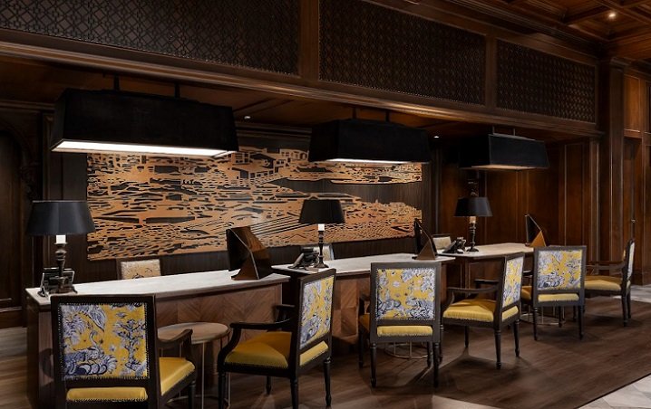 The lobby of the new Metropole Bangkok